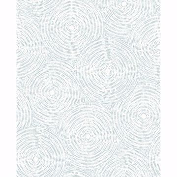 Picture of Vatten Light Blue Geometric Wallpaper