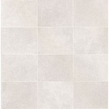 2904-24908 - Cecelia Light Grey Faux Tile Wallpaper - by Brewster