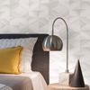 Picture of Stratum Light Grey Geometric Faux Wood Wallpaper