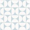 Picture of Deedee Light Blue Geometric Faux Grasscloth Wallpaper