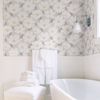 Picture of Astera Grey Floral Wallpaper