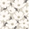 Picture of Astera Beige Floral Wallpaper