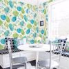 Picture of Zahra Turquoise Floral Wallpaper