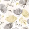 Picture of Zahra Grey Floral Wallpaper