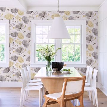 Show details for Zahra Grey Floral Wallpaper