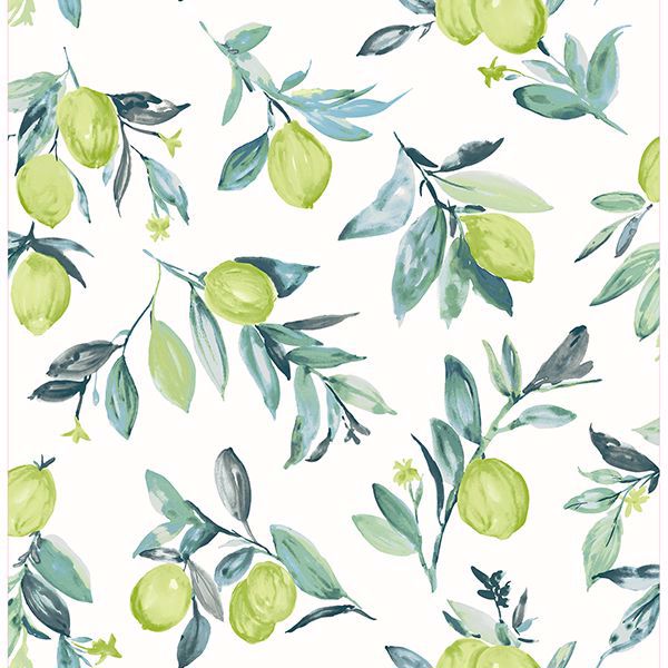 Picture of Limon Green Fruit Wallpaper