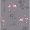 Picture of Sanibel Taupe Flamingo Wallpaper
