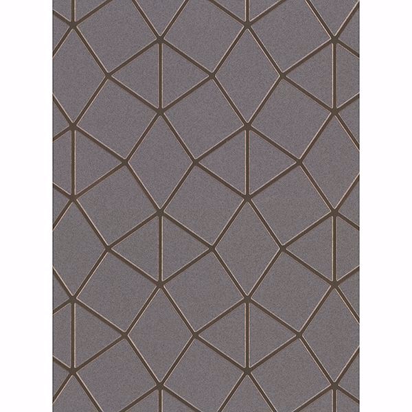 Picture of Albion Taupe Geometric Wallpaper