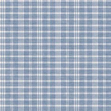 Picture of Tristan Navy Prairie Gingham Wallpaper