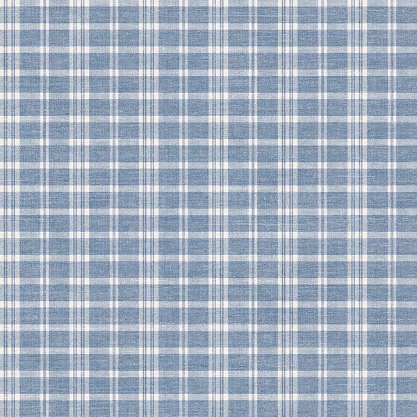 Picture of Tristan Navy Prairie Gingham Wallpaper