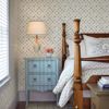 Picture of Mcentire Teal Geometric Quilt Wallpaper