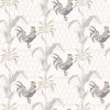Picture of Hank Grey Rooster Wallpaper