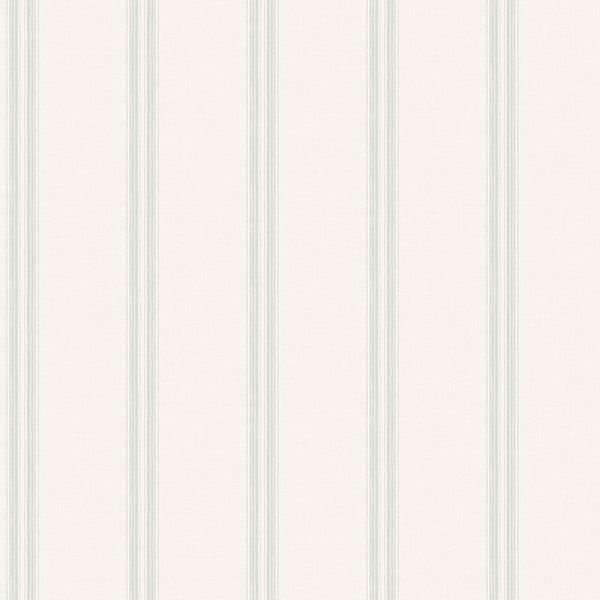 Picture of Johnny Teal Stripes Wallpaper