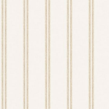 Picture of Johnny Cream Stripes Wallpaper