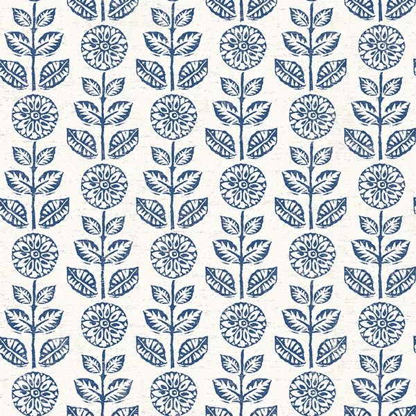 Picture of Dolly Navy Floral Wallpaper