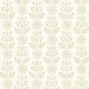 Picture of Dolly Beige Floral Wallpaper