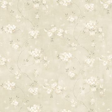 Picture of Braham Taupe Floral Trail Wallpaper