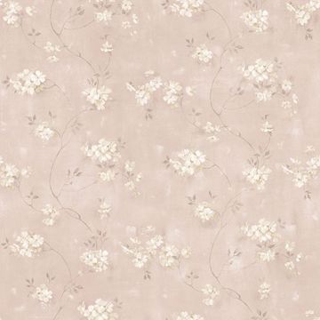 Picture of Braham Pink Floral Trail Wallpaper