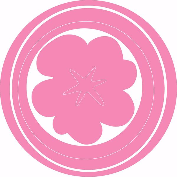 Picture of Pink Hooplah Dot Decal