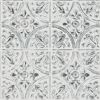 Picture of Chelsea Antique White Faux Metallic Tiles Peel and Stick Tiles