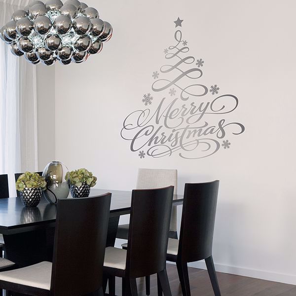 silver wall stickers