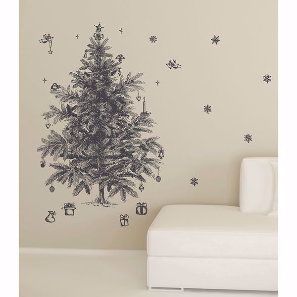 Holiday Address Label Whimsical Tree