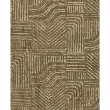 Picture of Pueblo Light Brown Global Geometric Wallpaper