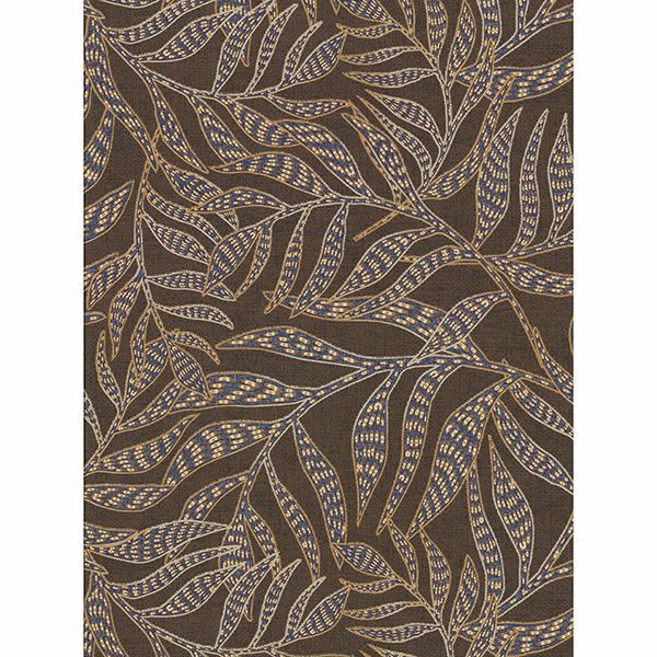 Picture of Montrose Brown Leaves Wallpaper