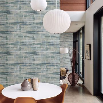 Show details for Marari Teal Distressed Texture Wallpaper