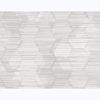 Picture of Jabari Light Grey Geometric Faux Grasscloth Wallpaper