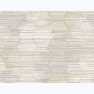 Picture of Jabari Beige Geometric Faux Grasscloth Wallpaper
