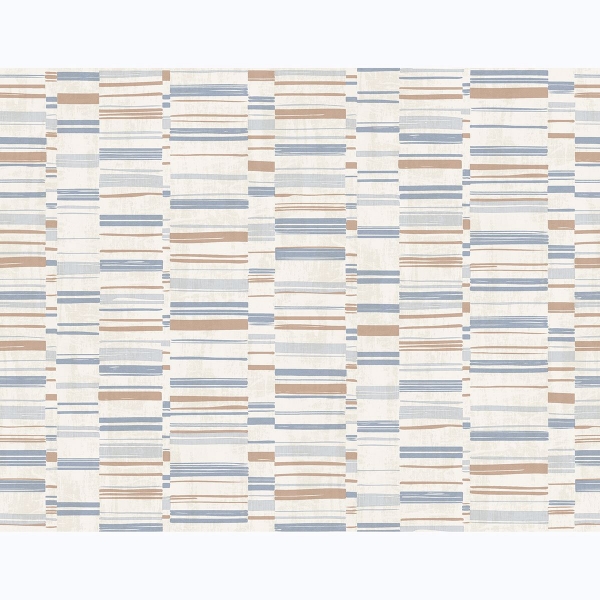 Picture of Fresnaye Light Blue Linen Stripe Wallpaper