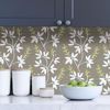 Picture of Taupe & Lime Fairfield Peel and Stick Wallpaper