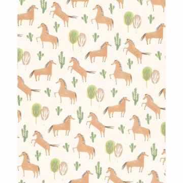 Picture of Tuva Brown Horse Wallpaper