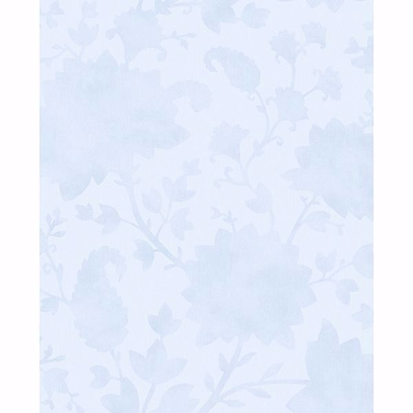 Picture of Avens Light Blue Floral Wallpaper