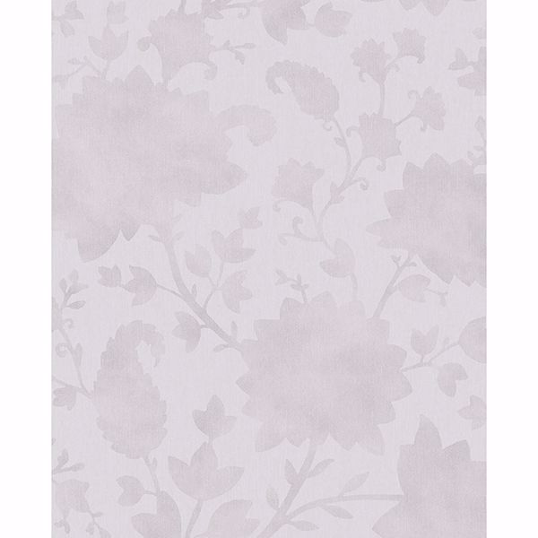 Picture of Avens Taupe Floral Wallpaper