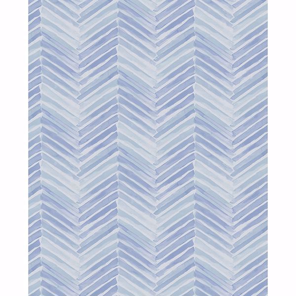 Ej377093 Tilde Blue Chevron Wallpaper By Eijffinger