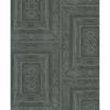 Picture of Olsson Dark Green Wood Panel Wallpaper