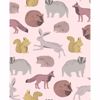 Picture of Mickel Multicolor Animals Wallpaper