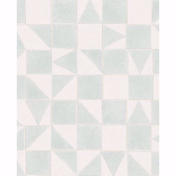 Picture of Robyn Grey Geometric Wallpaper