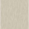 Picture of Chenille Light Brown Faux Linen Wallpaper