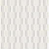 Picture of Burgen Grey Geometric Linen Wallpaper