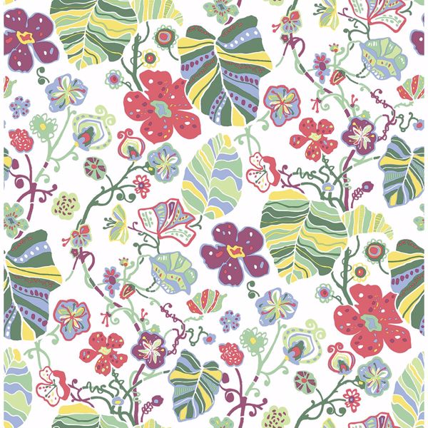 Picture of Gwyneth Multicolor Floral Wallpaper