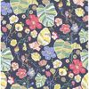 Picture of Gwyneth Navy Floral Wallpaper
