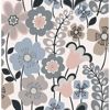 Picture of Piper Light Blue Floral Wallpaper