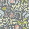 Picture of Shiloh Grey Botanical Wallpaper