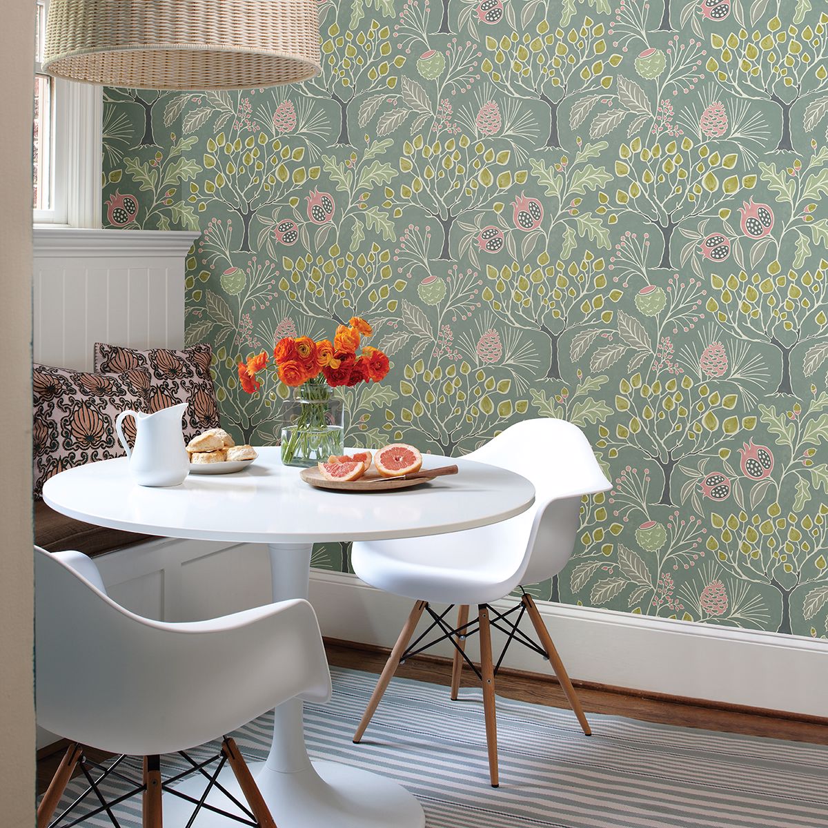 290325832 Shiloh Green Botanical Wallpaper by AStreet Prints