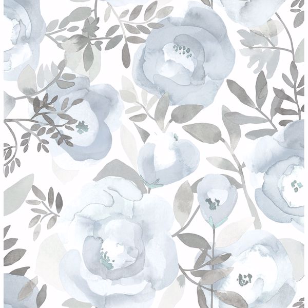 Picture of Orla Blue Floral Wallpaper