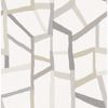 Picture of Tate Grey Geometric Linen Wallpaper