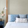 Picture of Exhale Teal Faux Grasscloth Wallpaper